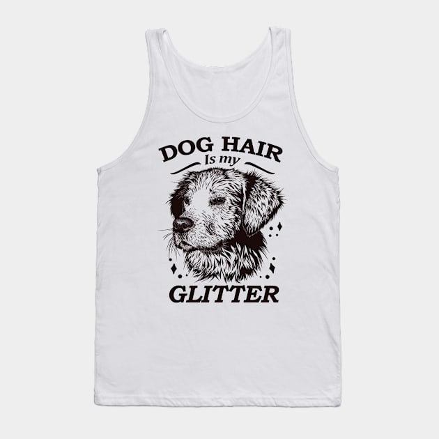 Dog hair is my glitter Tank Top by SOF1AF